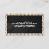 Carte De Visite Plan commercial | Coussin De Luxe Tufé (Dos)