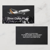 Carte De Visite Plan commercial | Cuir | Marbre (Devant / Derrière)