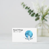 Carte De Visite Plan commercial | Réseau mondial (Debout devant)