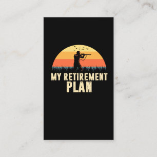 Carte De Visite Plan de retraite Chasse au père d'amour d'amour C