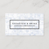 Carte De Visite Plan directeur de l'architecte du constructeur com (Devant)