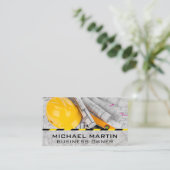 Carte De Visite Plan directeur | Hardhat | Construction (Debout devant)