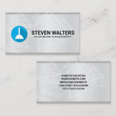 Carte De Visite Plan directeur | Icône Plongeur (Devant / Derrière)