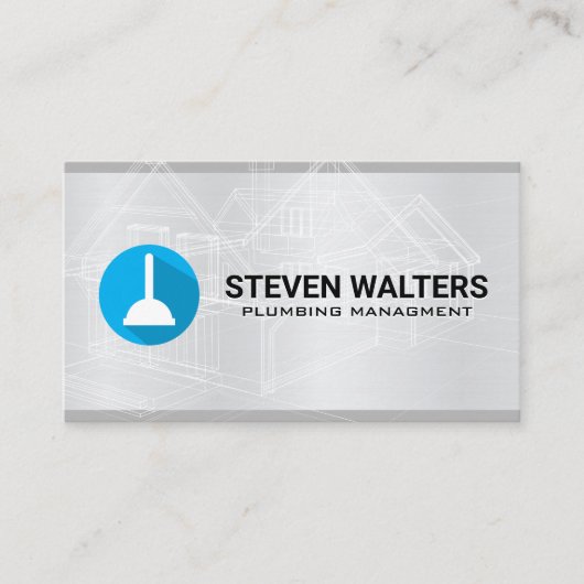 Carte De Visite Plan directeur | Icône Plongeur (Devant)