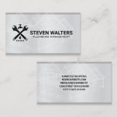 Carte De Visite Plan directeur | Logo de la clé et du bec (Devant / Derrière)