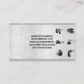 Carte De Visite Plan directeur | Outils d'alimentation (Dos)