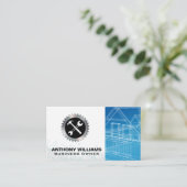 Carte De Visite Plan directeur | Scie à clé marteau (Debout devant)