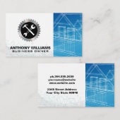 Carte De Visite Plan directeur | Scie à clé marteau (Devant / Derrière)