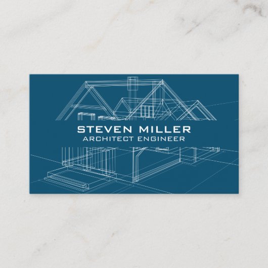 Carte De Visite Plan du développeur (Devant)