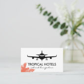 Carte De Visite Plan | Palmiers tropicaux (Debout devant)