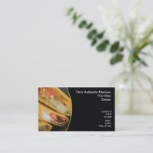 Carte De Visite Plan rapproché croquant de taco (Debout devant)