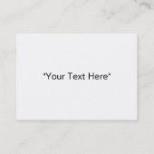 Carte De Visite Plan rapproché de baisse de l'eau bleue (Dos)