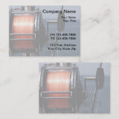 Carte De Visite Plan rapproché de canne à pêche (Devant / Derrière)