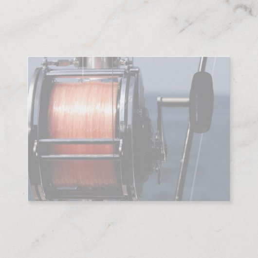 Carte De Visite Plan rapproché de canne à pêche (Dos)