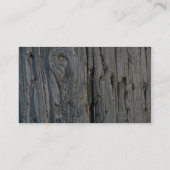 Carte De Visite Plan rapproché de courrier de barrière (Dos)