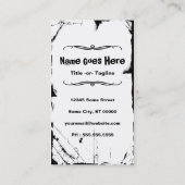 Carte De Visite planche à roulettes (Dos)