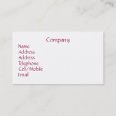 CARTE DE VISITE PLANCHE À VOILE (Dos)