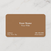 Carte De Visite Plancher en bois (Dos)