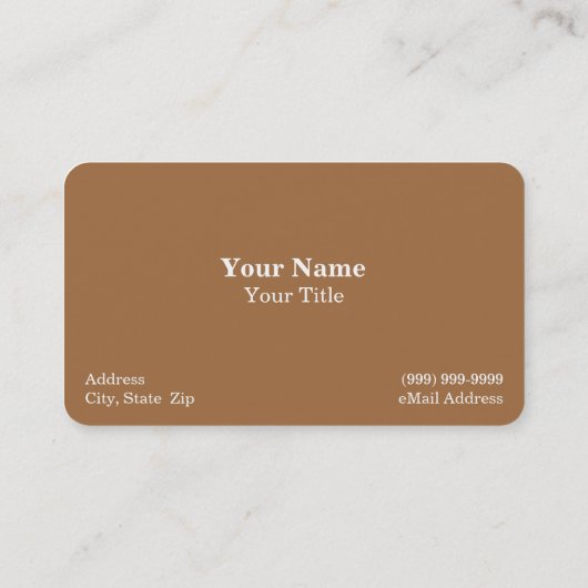 Carte De Visite Plancher en bois (Dos)