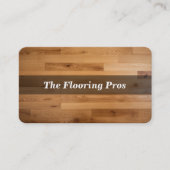 Carte De Visite Plancher en bois (Devant)