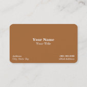 Carte De Visite Plancher en bois (Dos)