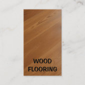 Carte De Visite Plancher en bois (Devant)