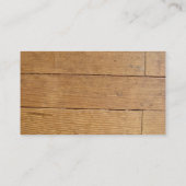 Carte De Visite Plancher en bois antique - sapin (Dos)