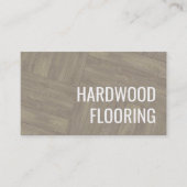 Carte De Visite Plancher en bois franc Bois Travaux Motif Design (Devant)