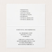 Carte De Visite Plancher Professionnel Et Chaudière (Intérieur déplié)