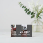 Carte De Visite Planchers Bois Franc Marbre Construction (Debout devant)