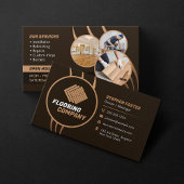 Carte De Visite Planchers de bois Services Planchers commerciaux &