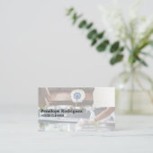 Carte De Visite Planchers de ménage et comptoirs de nettoyage (Debout devant)