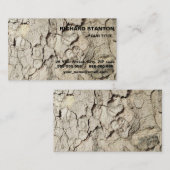 Carte De Visite Plane tree camouflage looks bark pattern business  (Devant / Derrière)