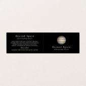 Carte De Visite Planet Jupiter, Astronome, Astronomie Store (Extérieur déplié)