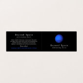 Carte De Visite Planet Neptune, Astronome, Astronomie Store (Extérieur déplié)