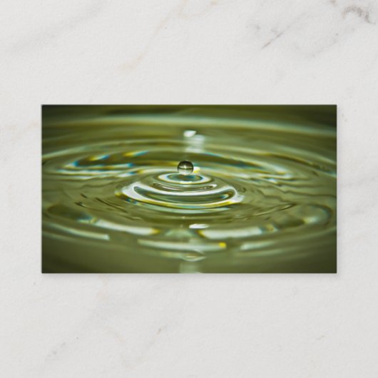 Carte De Visite Planète H20 (Devant)