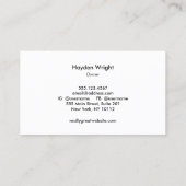 Carte De Visite Planète Terre De l'environnement (Dos)