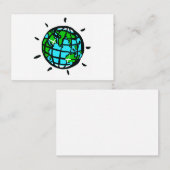 Carte De Visite Planète Terre - Graphique original (Devant / Derrière)