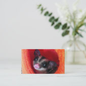 Carte De Visite Planeur à sucre en Orange Hanging Lit (Debout devant)