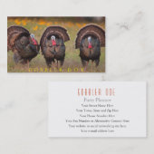 Carte De Visite Planificateur de partie bilatéral (Devant / Derrière)