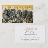 Carte De Visite Planificateur de partie bilatéral (Devant / Derrière)