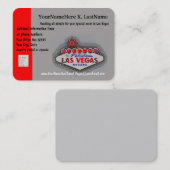 Carte De Visite Planificateur de voyage de Las Vegas (Devant / Derrière)