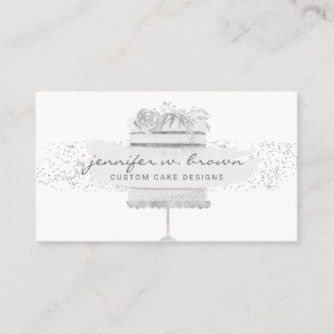 Carte De Visite Planificateur d'événement Pâtissier de gâteau de m