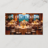 Carte De Visite Planificateur d'événements (Devant)