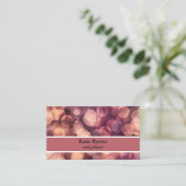 Carte De Visite Planificateur d'événements Bokeh Dots (Debout devant)