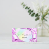 Carte De Visite Planificateur d'événements de maquillage de Partie (Debout devant)