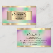 Carte De Visite Planificateur d'événements encadré Holographe viol (Devant / Derrière)