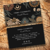 Carte De Visite Planificateur d'événements floraux Boho