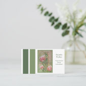 Carte De Visite Planificateur d'événements Flower Cactus du désert (Debout devant)