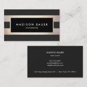 Carte De Visite Planificateur d'événements glamour (Devant / Derrière)